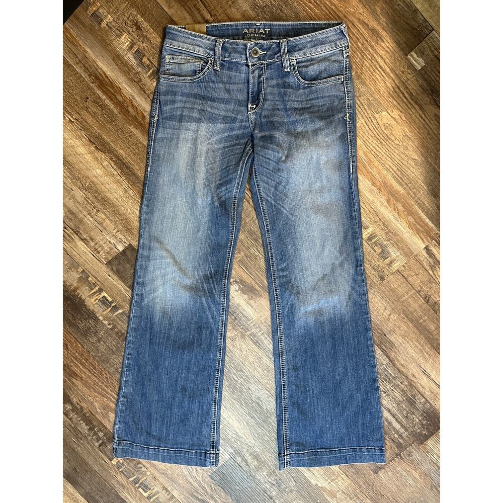 Women’s Ariat Perfect Rise (Mid-Rise) Trouser Jeans, 28R (31” inseam)